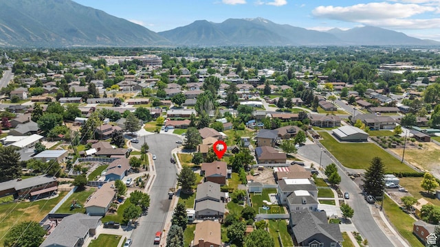 44 S 1000 E, Springville, UT 84663 - aerial perspective of suburban area featuring a mountain backdrop