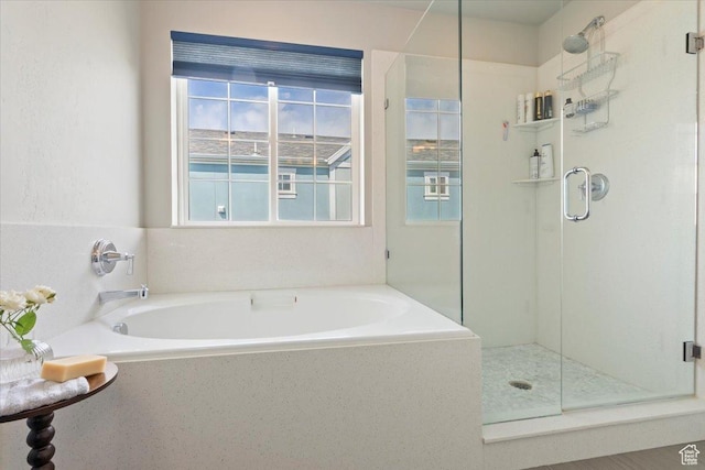 5057 W Bowstring Way S, South Jordan, UT 84009 - full bath with a stall shower and a garden tub