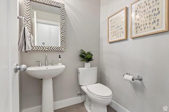 5057 W Bowstring Way S, South Jordan, UT 84009 - bathroom featuring toilet and tile patterned floors