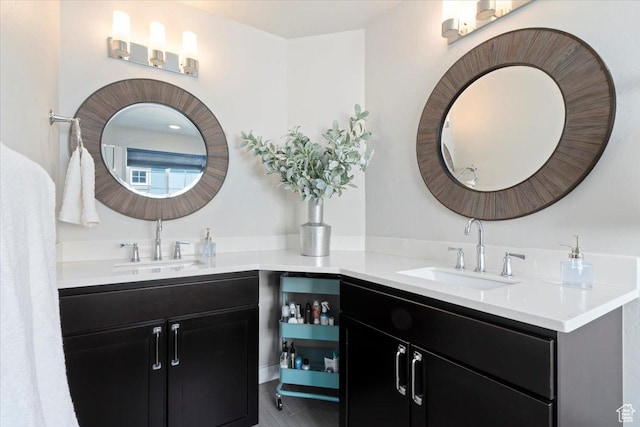 5057 W Bowstring Way S, South Jordan, UT 84009 - bathroom featuring double vanity