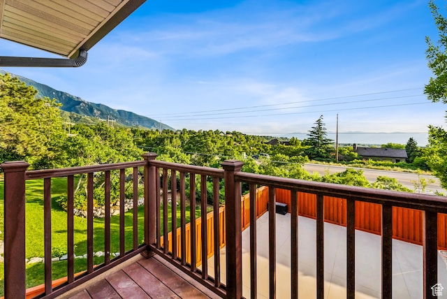 8816 S Alpen Way E, Cottonwood Heights, UT 84121 - balcony with a mountain view