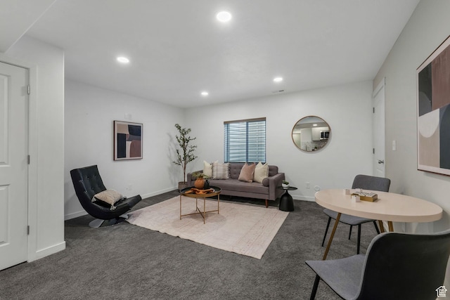 1666 W Rockaway Ln, West Jordan, UT 84084 - carpeted living area with recessed lighting