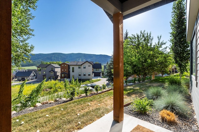 3547 N Creekside Way, Eden, UT 84310 - view of yard featuring a mountain view and a residential view