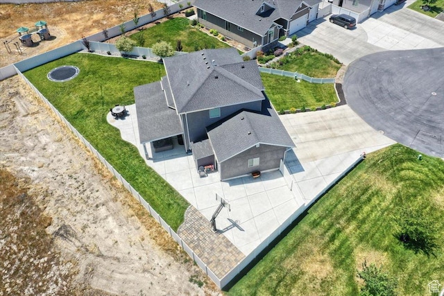 342 E Chiswick Ct, Stansbury Park, UT 84074 - aerial view of property and surrounding area