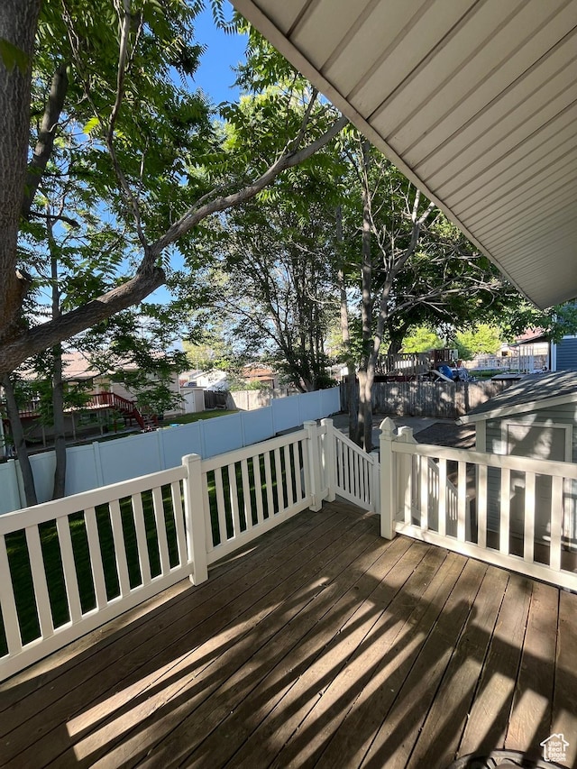 345 E 350 N, Salem, UT 84653 - deck featuring a fenced backyard