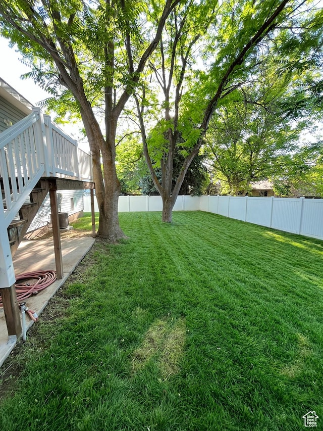 345 E 350 N, Salem, UT 84653 - view of yard with a wooden deck