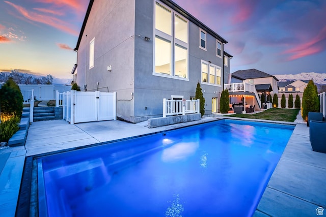 827 W 800 N, American Fork, UT 84003 - swimming pool featuring a gate, a patio area, and a fenced backyard