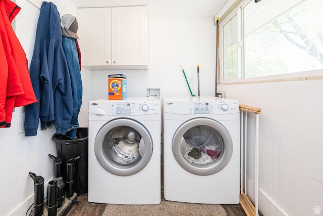 141 W 400 N, Logan, UT 84321 - washroom featuring washer and clothes dryer and cabinet space