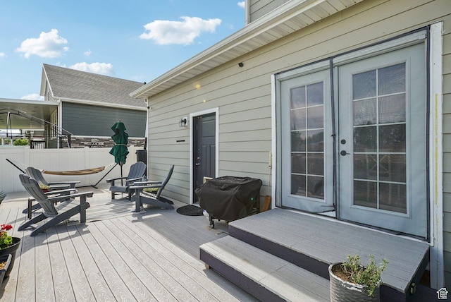 2577 W Garden Creek Way Unit 106, West Jordan, UT 84088 - deck featuring area for grilling