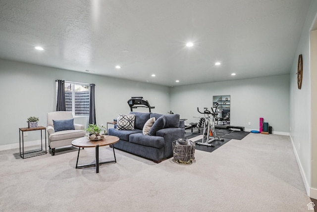 2577 W Garden Creek Way Unit 106, West Jordan, UT 84088 - living room with carpet floors and recessed lighting