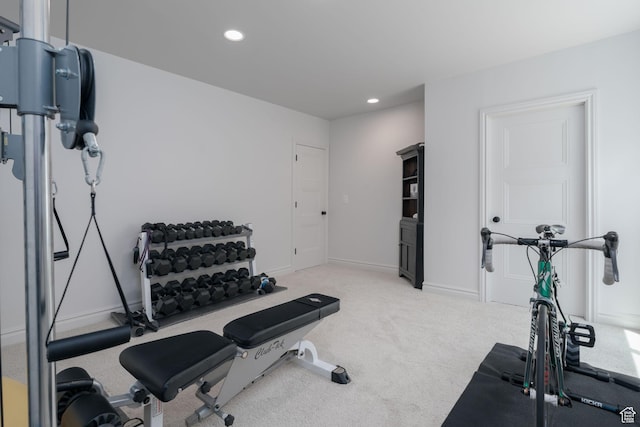 1914 E 540 S, Heber City, UT 84032 - exercise area with recessed lighting and light colored carpet