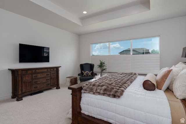 1914 E 540 S, Heber City, UT 84032 - bedroom with light carpet, a raised ceiling, and recessed lighting