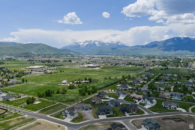 1914 E 540 S, Heber City, UT 84032 - aerial perspective of suburban area featuring a mountain backdrop