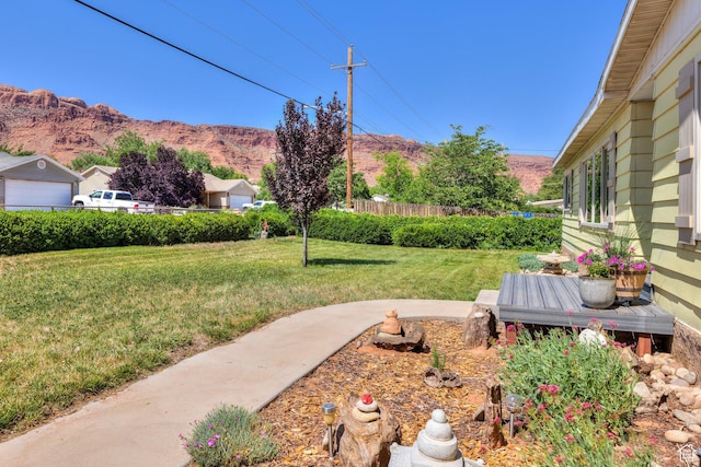 1281 Holyoak Ln E, Moab, UT 84532 - view of yard featuring a mountain view
