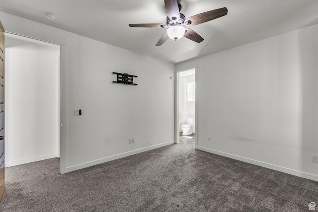 773 W Mulberry St, Stansbury Park, UT 84074 - empty room with ceiling fan and carpet floors
