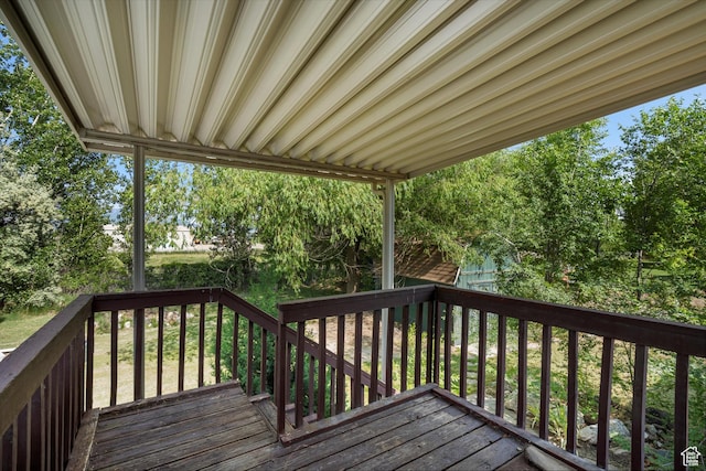 5374 S 5700 W, Hooper, UT 84315 - view of wooden deck
