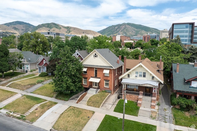 343 S 1300 E, Salt Lake City, UT 84102 - aerial view of residential area featuring mountains