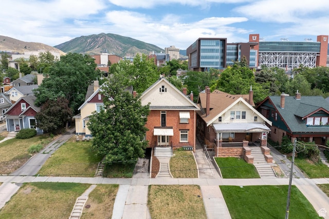 343 S 1300 E, Salt Lake City, UT 84102 - aerial view of residential area featuring mountains