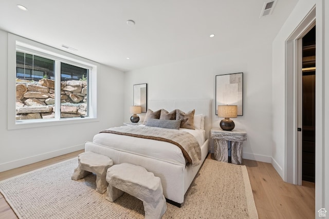 1404 W Ursa Way, Heber City, UT 84032 - bedroom featuring light wood-style floors and recessed lighting