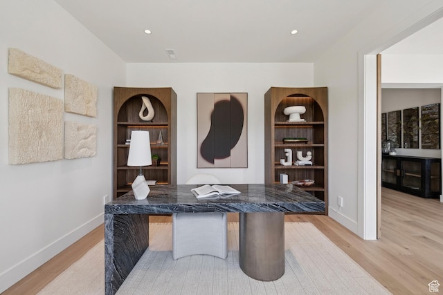 1404 W Ursa Way, Heber City, UT 84032 - office space with light wood-style floors and recessed lighting