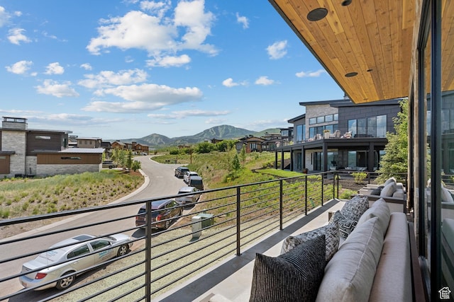 1404 W Ursa Way, Heber City, UT 84032 - balcony featuring a mountain view