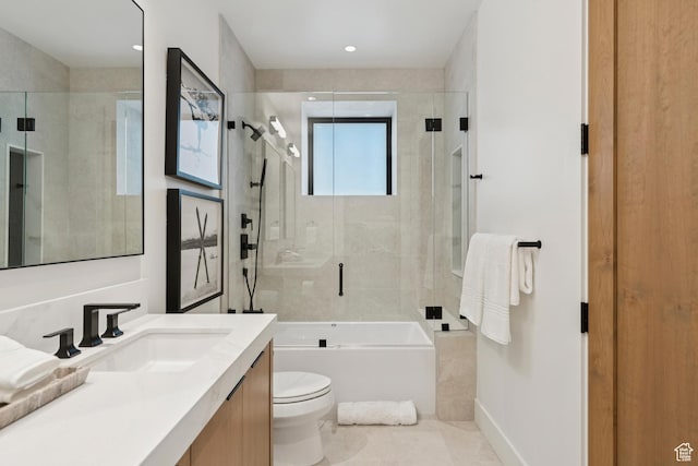 1404 W Ursa Way, Heber City, UT 84032 - full bathroom with vanity and combined bath / shower with glass door