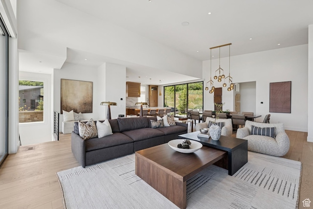 1404 W Ursa Way, Heber City, UT 84032 - living area with light wood finished floors and recessed lighting