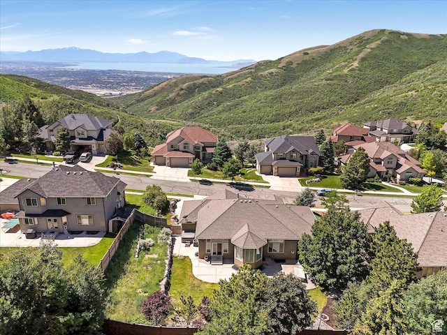 1639 E Lone Oak Dr, Draper, UT 84020 - aerial perspective of suburban area featuring a mountainous background