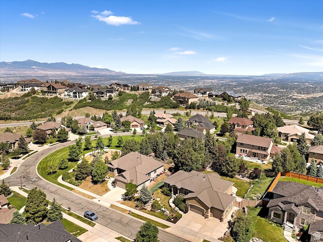1639 E Lone Oak Dr, Draper, UT 84020 - aerial perspective of suburban area featuring a mountainous background