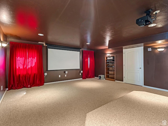 1639 E Lone Oak Dr, Draper, UT 84020 - home theater with carpet floors and recessed lighting