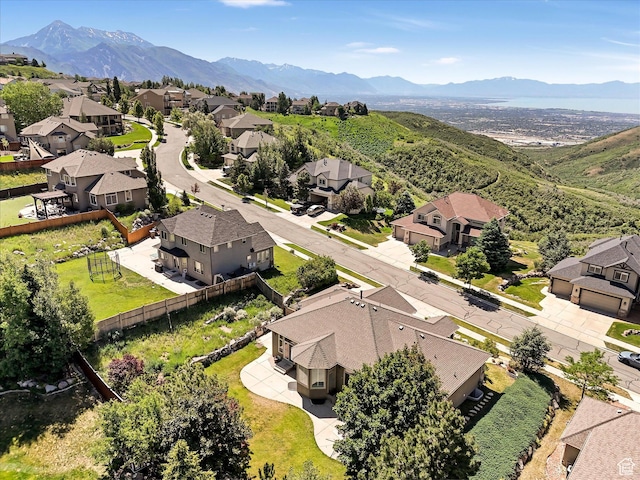 1639 E Lone Oak Dr, Draper, UT 84020 - aerial perspective of suburban area with a mountain backdrop