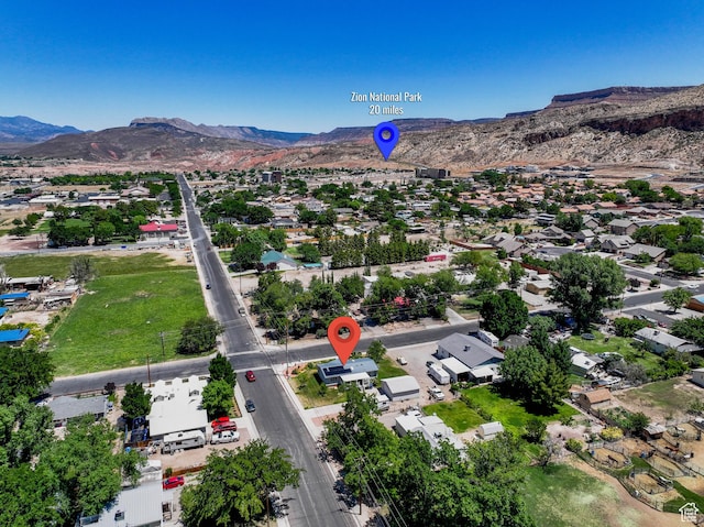 10 E 200 N, La Verkin, UT 84745 - aerial perspective of suburban area featuring mountains
