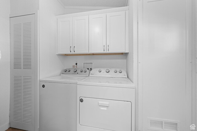 10 E 200 N, La Verkin, UT 84745 - laundry area with washing machine and clothes dryer and cabinet space