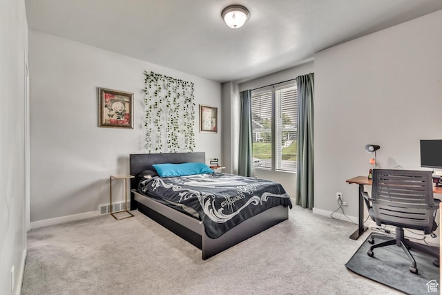 10363 S Silver Mine Rd, South Jordan, UT 84009 - carpeted bedroom with baseboards and an office area