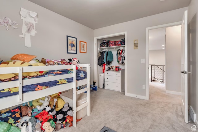 10363 S Silver Mine Rd, South Jordan, UT 84009 - bedroom with carpet and a closet