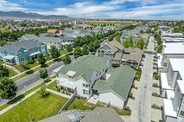 10363 S Silver Mine Rd, South Jordan, UT 84009 - aerial view of residential area with mountains