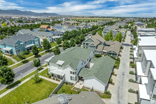 10363 S Silver Mine Rd, South Jordan, UT 84009 - aerial view of residential area featuring mountains