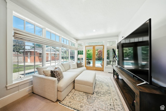 1734 E Spring Ln, Holladay, UT 84117 - sunroom / solarium with french doors