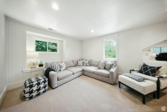 1734 E Spring Ln, Holladay, UT 84117 - carpeted living area featuring healthy amount of natural light and recessed lighting