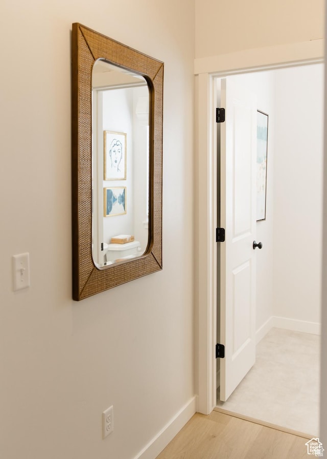 336 E 1480 N Unit 50, Salem, UT 84653 - hall featuring wood finished floors and baseboards