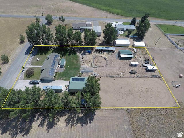 1954 S 850 W, Preston, ID 83263 - view of rural area featuring property parcel outlined