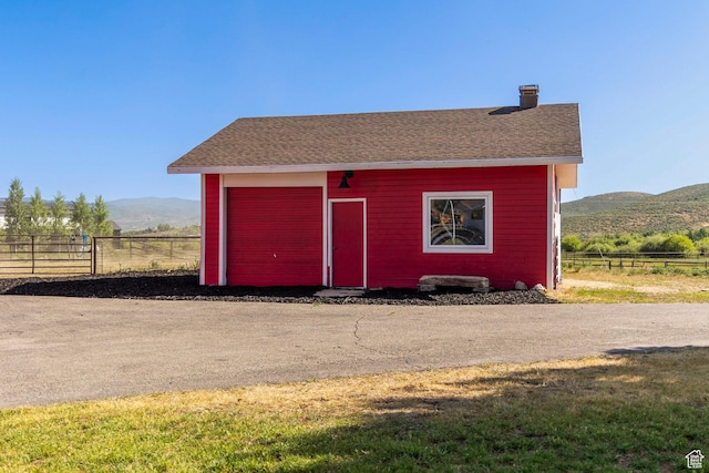 266 Old Ranch Rd W, Park City, UT 84098 - view of outdoor structure with a mountain view