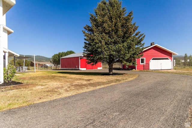 266 Old Ranch Rd W, Park City, UT 84098 - view of front of property featuring an outbuilding and a mountain view