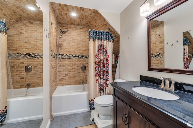 780 Loader Dr, Pleasant Grove, UT 84062 - bathroom with vanity and shower / bath combo with shower curtain