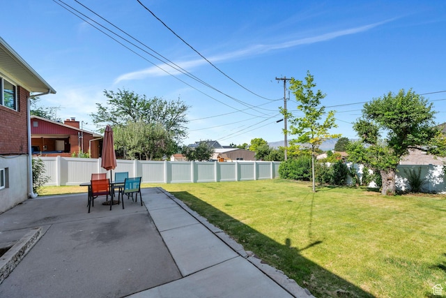 780 Loader Dr, Pleasant Grove, UT 84062 - fenced backyard with a patio and outdoor dining space