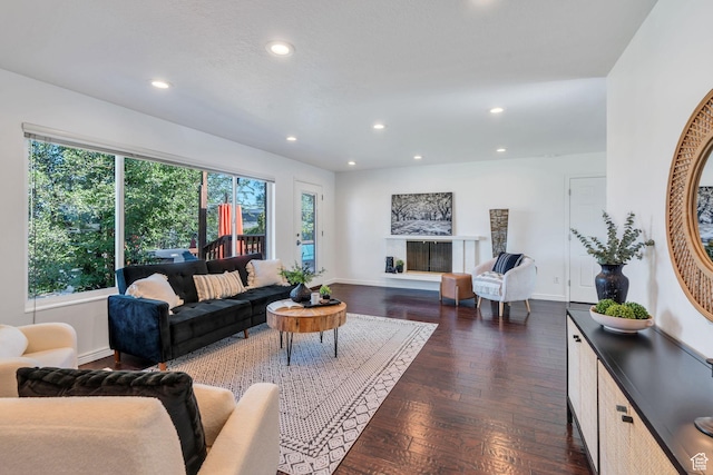 780 Loader Dr, Pleasant Grove, UT 84062 - living room with plenty of natural light, recessed lighting, and dark wood-type flooring