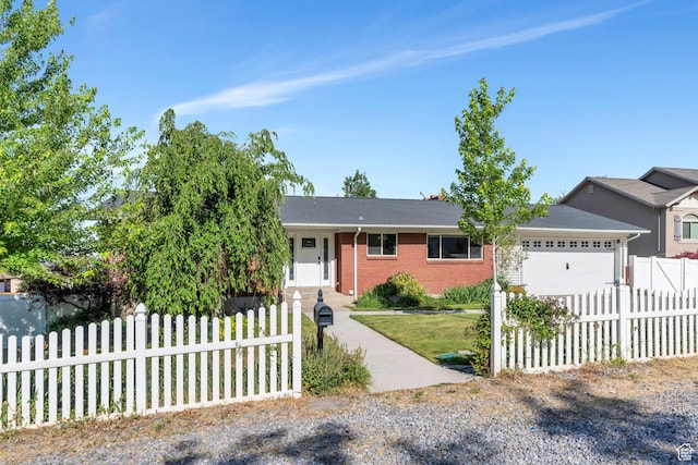 780 Loader Dr, Pleasant Grove, UT 84062 - ranch-style home featuring a garage, brick siding, and driveway