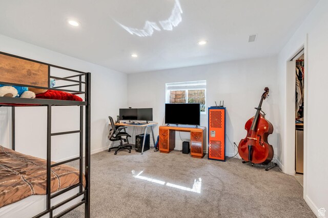 780 Loader Dr, Pleasant Grove, UT 84062 - carpeted bedroom featuring recessed lighting and a desk