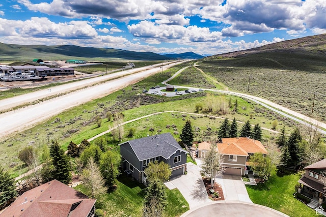 983 Mountain Willow Ln, Park City, UT 84098 - aerial perspective of suburban area featuring mountains