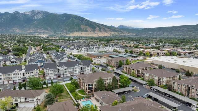 211 E Spencer Peak Way Unit H6, Draper, UT 84020 - aerial view of residential area featuring a mountainous background